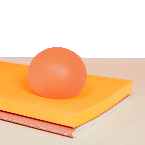 Speks gump memory gel stress ball - reef orange-3