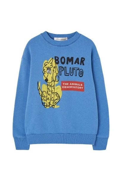 The Animals Observatory bear kid sweatshirt blue - trui