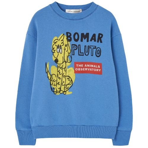 The Animals Observatory bear kid sweatshirt blue - trui-1