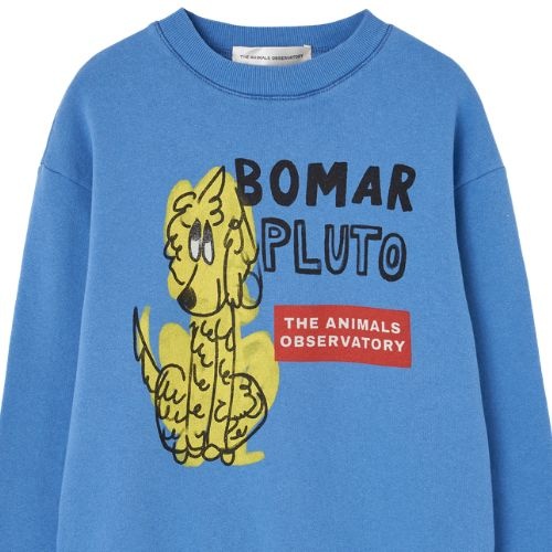 The Animals Observatory bear kid sweatshirt blue - trui-5