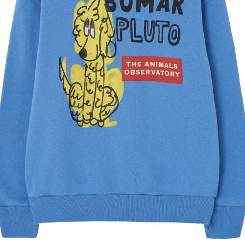 The Animals Observatory bear kid sweatshirt blue - trui-6