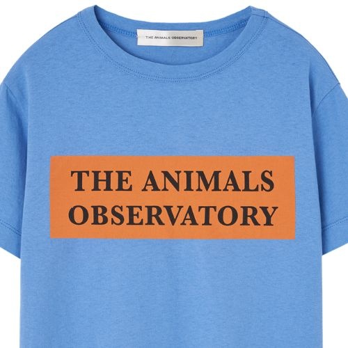 The Animals Observatory rooster kid t-shirt blue - tshirt-4