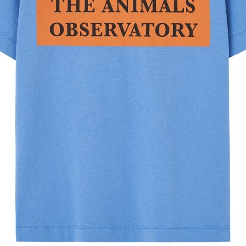 The Animals Observatory rooster kid t-shirt blue - tshirt-5
