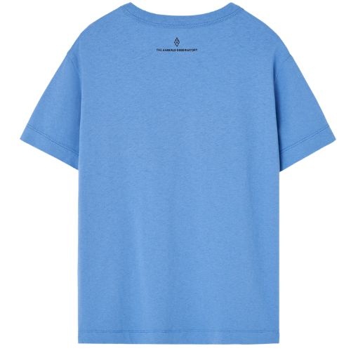 The Animals Observatory rooster kid t-shirt blue - tshirt-6