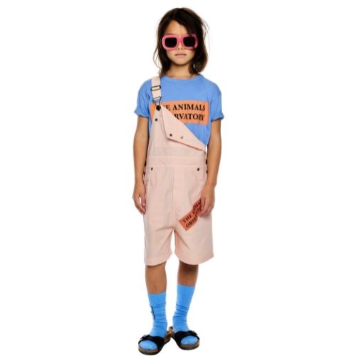 The Animals Observatory rooster kid t-shirt blue - tshirt-3
