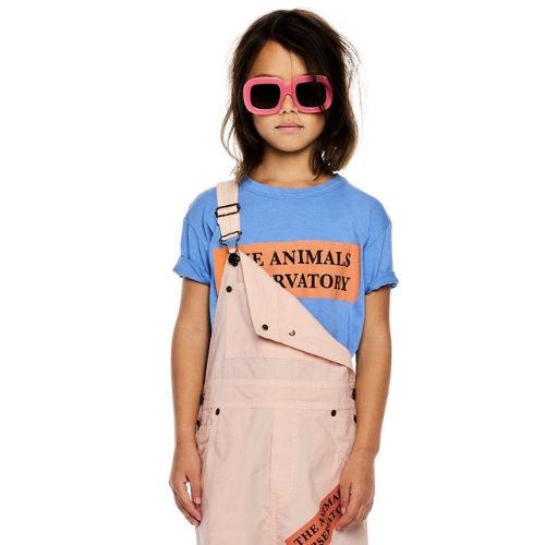 The Animals Observatory rooster kid t-shirt blue - tshirt-2