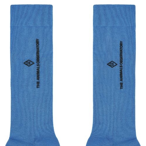The Animals Observatory worm kid socks blue - sokken-2