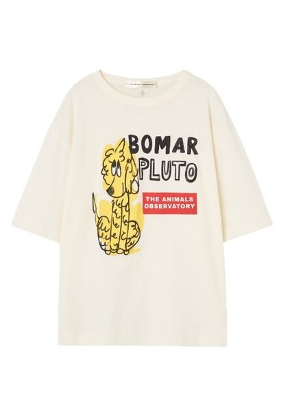 The Animals Observatory collie kid t-shirt raw white - tshirt
