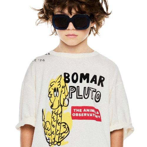 The Animals Observatory collie kid t-shirt raw white - tshirt-2