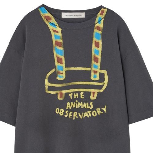 The Animals Observatory collie kid t-shirt dark grey - tshirt-4
