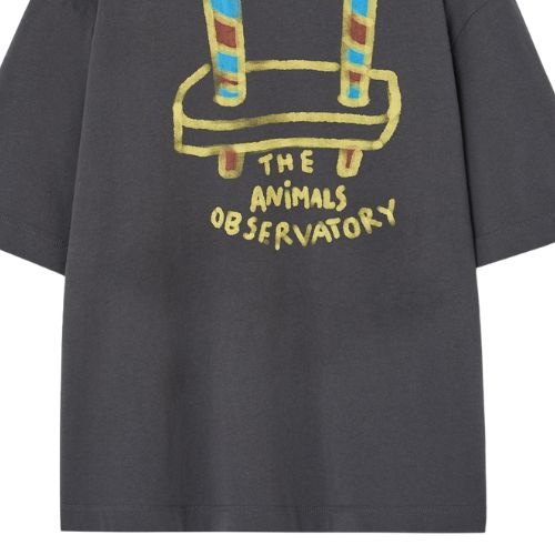 The Animals Observatory collie kid t-shirt dark grey - tshirt-5
