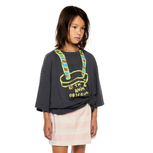 The Animals Observatory collie kid t-shirt dark grey - tshirt-2