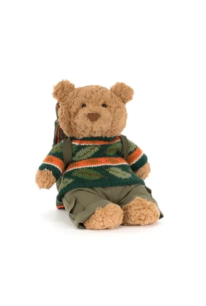 Jellycat bartholomew bear hiking outfit