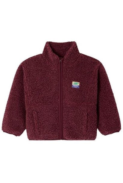 American Vintage vestes hoktown sweater bordeaux chine