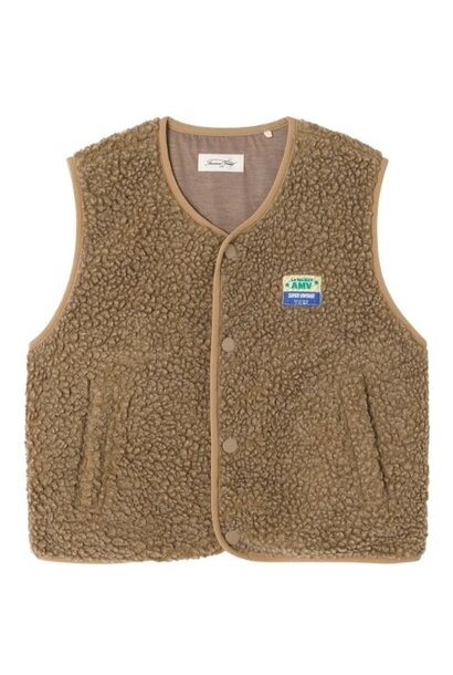 American Vintage vestes hoktown vest muscade chine