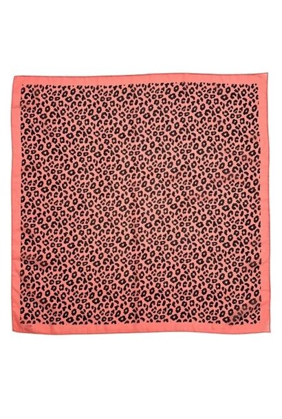 Piupiuchick chiffon bandana pink w/ animal print