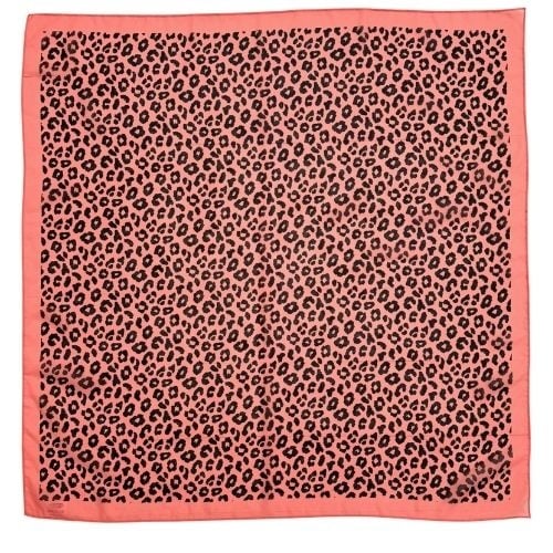 Piupiuchick chiffon bandana pink w/ animal print-1
