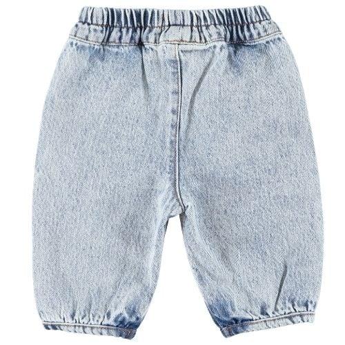 Piupiuchick baby trousers fadded light blue denim - broek-6