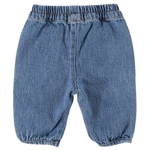 Piupiuchick baby trousers washed navy denim - broek-5