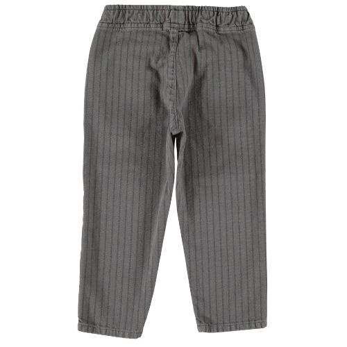 Piupiuchick trousers grey w/ black stripes - broek-5