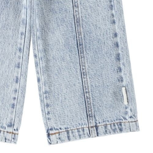 Piupiuchick flare trousers fadded light blue denim - broek-6