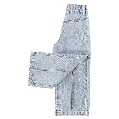 Piupiuchick flare trousers fadded light blue denim - broek-5
