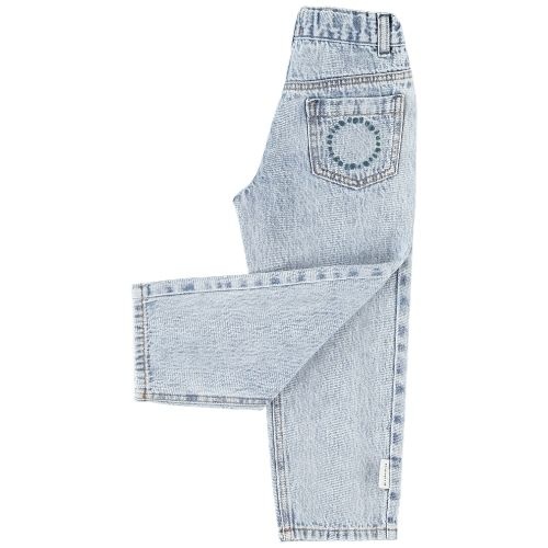 Piupiuchick unisex trousers fadded light blue denim - broek-5