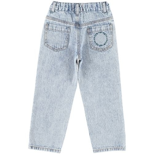 Piupiuchick unisex trousers fadded light blue denim - broek-8