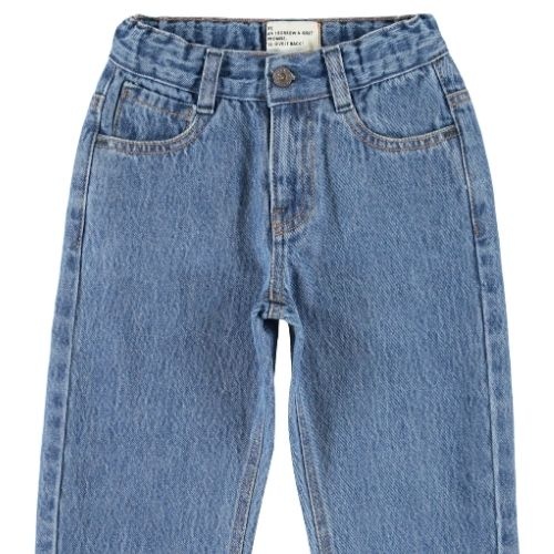 Piupiuchick unisex trousers washed navy denim - broek-5