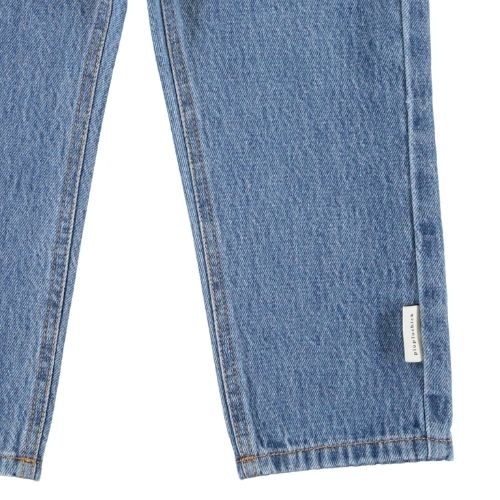 Piupiuchick unisex trousers washed navy denim - broek-6