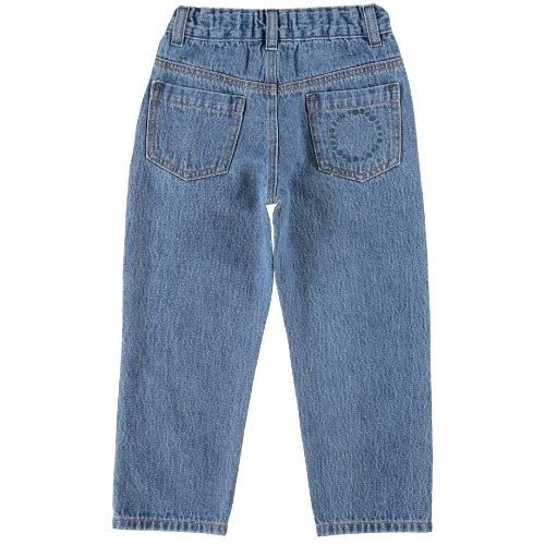 Piupiuchick unisex trousers washed navy denim - broek-7