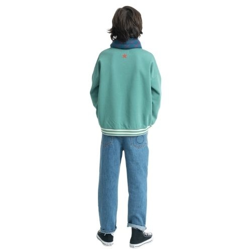 Piupiuchick unisex trousers washed navy denim - broek-3