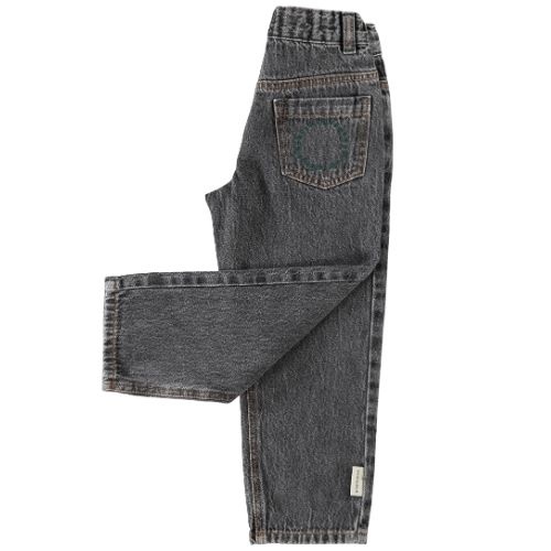 Piupiuchick unisex trousers grey denim - broek-5