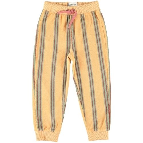 Piupiuchick jogging pants sand w/ double stripes - broek-1