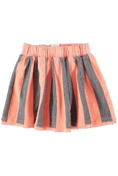 Piupiuchick short skirt pink & green stripes - rok