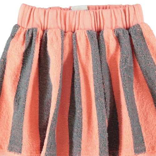Piupiuchick short skirt pink & green stripes - rok-4