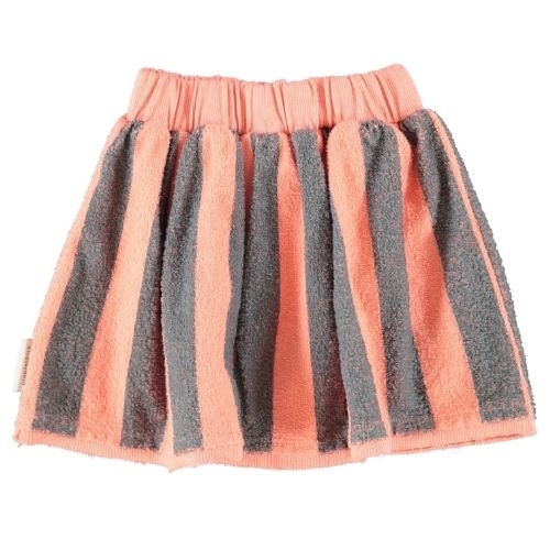 Piupiuchick short skirt pink & green stripes - rok-6
