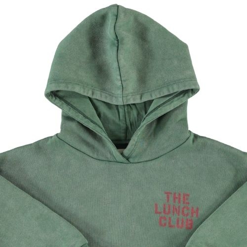 Piupiuchick hoodie green w/ apple print - trui-5