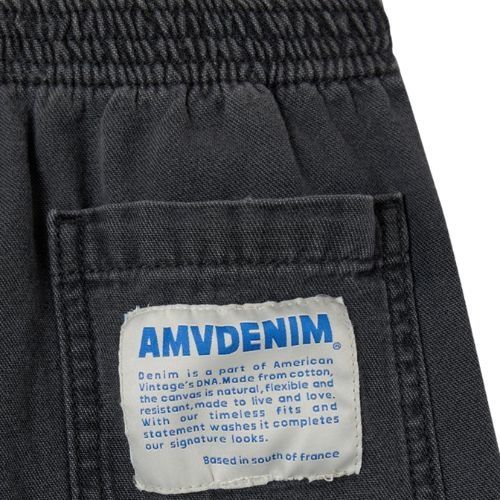 American Vintage pantalons jazy black jogging balloon pants-3