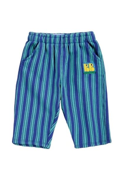 Bobo Choses booo bo choses tag stripes jogging pants blue