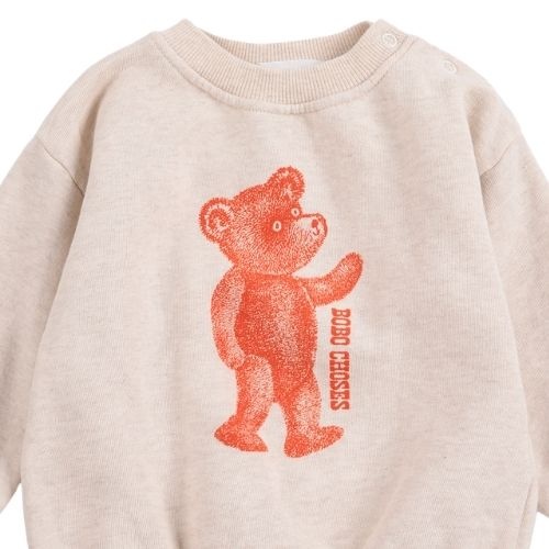 Bobo Choses softpaw monster sweatshirt offwhite-4