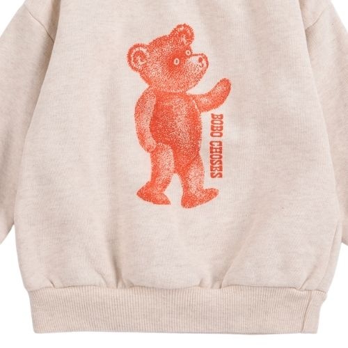 Bobo Choses softpaw monster sweatshirt offwhite-5