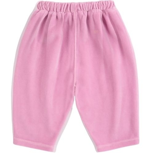 Bobo Choses bc velvet jogging pants pink-5