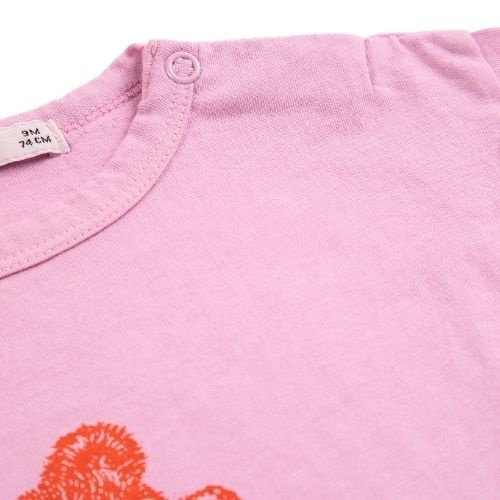 Bobo Choses softpaw monster t-shirt pink-4