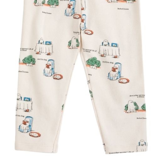 Bobo Choses everyday ghosts all over leggings offwhite-4