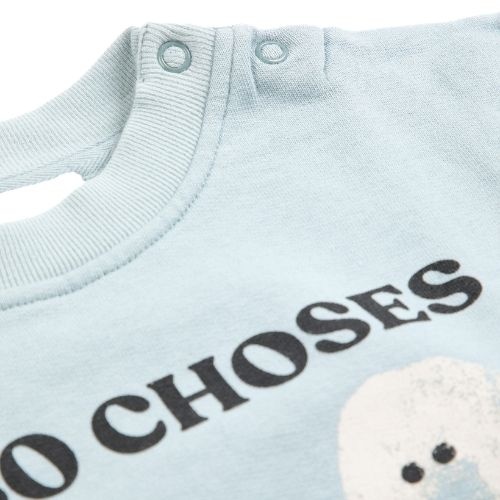 Bobo Choses booty ghosts sweatshirt light blue-2
