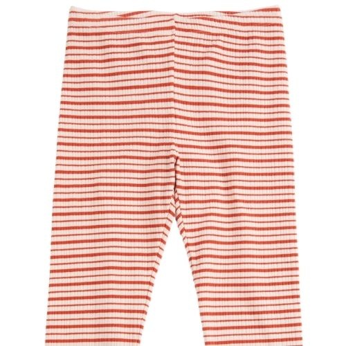 Bobo Choses bc red stripes leggings offwhite-3