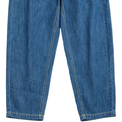 Bobo Choses taxi saurus tag denim pants midnight blue-4