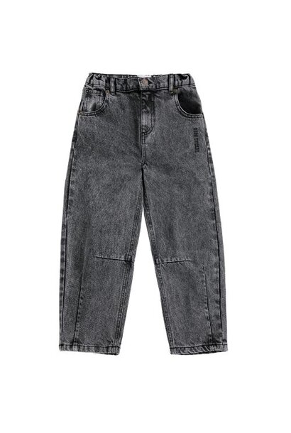 Bobo Choses beast tag denim pants black