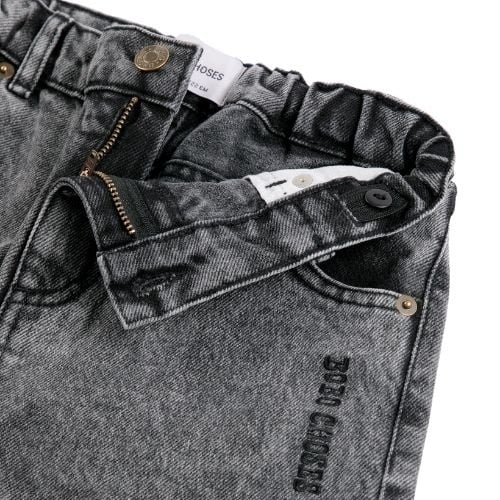 Bobo Choses beast tag denim pants black-6